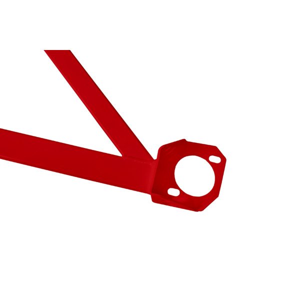 Front upper strut bar Honda Civic V VI CRX Del Sol 3 punktowa Red