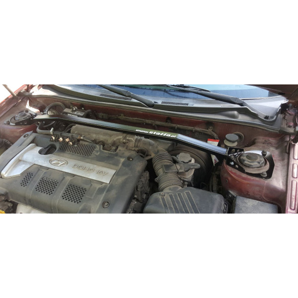 Front upper strut bar Hyundai Coupe 2 GK lift Black