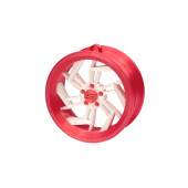 Pendant Slide Rim 07 Pink-White 70mm Christmas Bauble Keyring