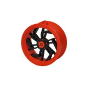 Pendant Slide Rim 07 Red-Black 70mm Christmas Bauble Keyring
