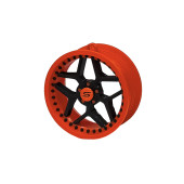 Pendant Slide Rim 08 Red-Black 70mm Christmas Bauble Keyring