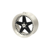 Pendant Slide Rim 09 White-Black 70mm Christmas Bauble Keyring