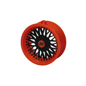 Pendant Slide Rim 10 Red-Black 70mm Christmas Bauble Keyring