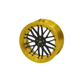 Pendant Slide Rim 11 Gold-Black 70mm Christmas Bauble Keyring