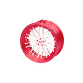 Pendant Slide Rim 11 Pink-White 70mm Christmas Bauble Keyring