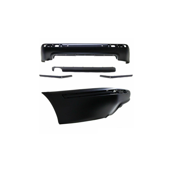 Bumper BMW 5 E39 Rear with Diffuser