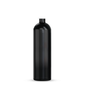 Black HDPE Bottle 1L