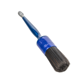 Blue brush with black bristles no. 16