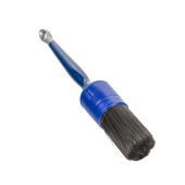 Blue brush with black bristles no. 18