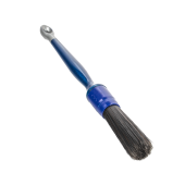 Blue brush with black bristles no. 8