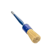 Blue Brush with natural bristles No. 12
