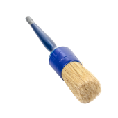 Blue Brush with natural bristles No. 18
