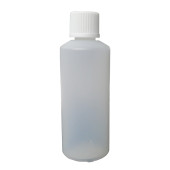 Empty 100 ml HDPE bottle with cap