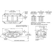 Powerlite Universal Radial Mount Caliper 4 Pistons 120-8727