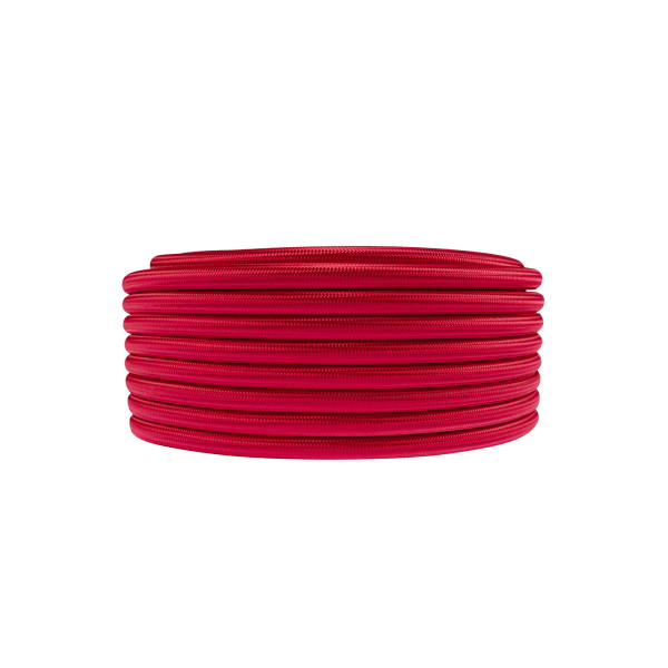 Red AN10 Steel Braided Rubber Hoses - Durable Performance