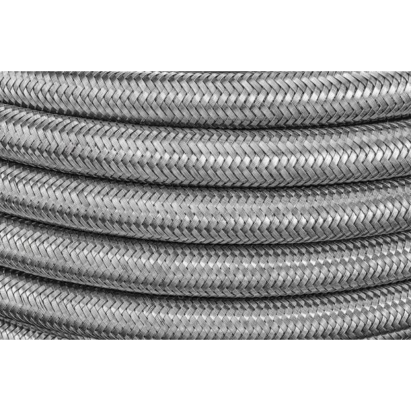 AN6 Steel Braided Rubber Hose - Durable & Flexible
