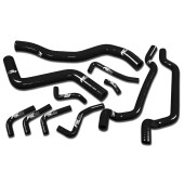 Silicone Radiator Coolant Hose Kit FMIC.EU for Mitsubishi Eclipse GSX DSM 4G63 2G 1995-1999 - Black