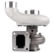 Turbocharger Pulsar PSR 366 870HP 90° Outlet Comp. Hsg .88 T4 Inlet 4.21" Marmon V-Band Outlet 80*73 Turbine Wheel Journal Bearing