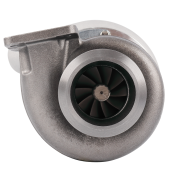 Turbocharger Pulsar PSR 369 1000HP 90° Outlet Comp. Hsg .88 T4 Inlet 4.21" Marmon V-Band Outlet 76*68 Turbine Wheel Journal Bearing