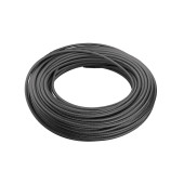 5mm Nylon Braided PTFE Fuel Hose - Black, 3/16"