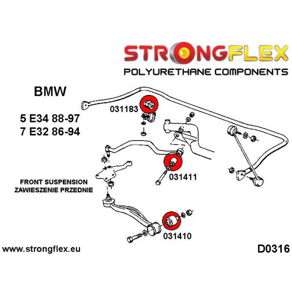 BMW E32 E31 E34 Front Lower Rear Bush Replacement