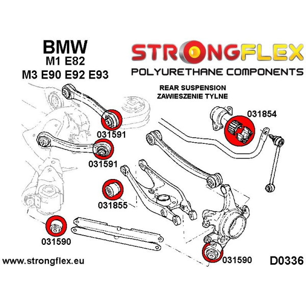 BMW X1 E84 Rear Upper Control Arm Chassis Bush