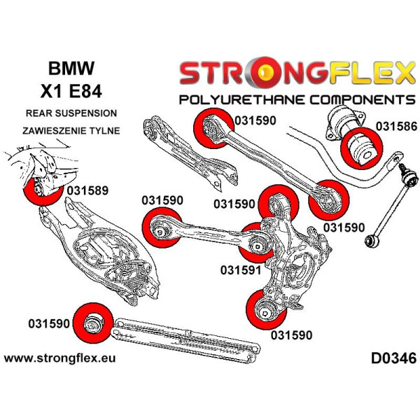 BMW X1 E84 Rear Upper Control Arm Hub Bushing