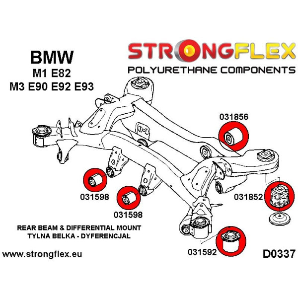 BMW Rear Differential Front Mounting Bush - F20 F21 E81