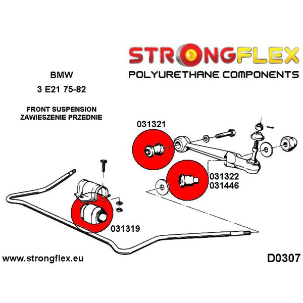 BMW E21 Full Suspension Bush Kit - Series 3 I Upgrade