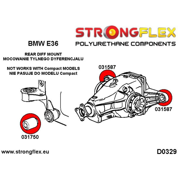 Premium Full Suspension Bush Kit for BMW E36 3 Series