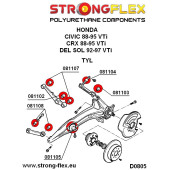 Rear Lower Shock Mounting Bush for Honda CRX & Civic