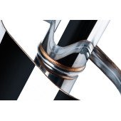 Oval Through Muffler Pro 350mm 51mm Exhaust