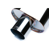Racestage Oval Through Muffler Pro 350mm - Boost Performance