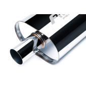 Oval Through Muffler Pro 350mm 76/102mm