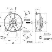 SPAL 12V Axial Cooling Fan VA31-A101-46A 130mm