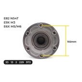 BMW M Longer Output Flange Upgrade for Motorsport LSD – V2 (6x102)