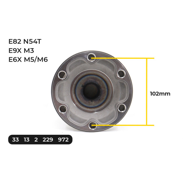 BMW M Longer Output Flange Upgrade for Motorsport LSD Swap – V1 (6x94)
