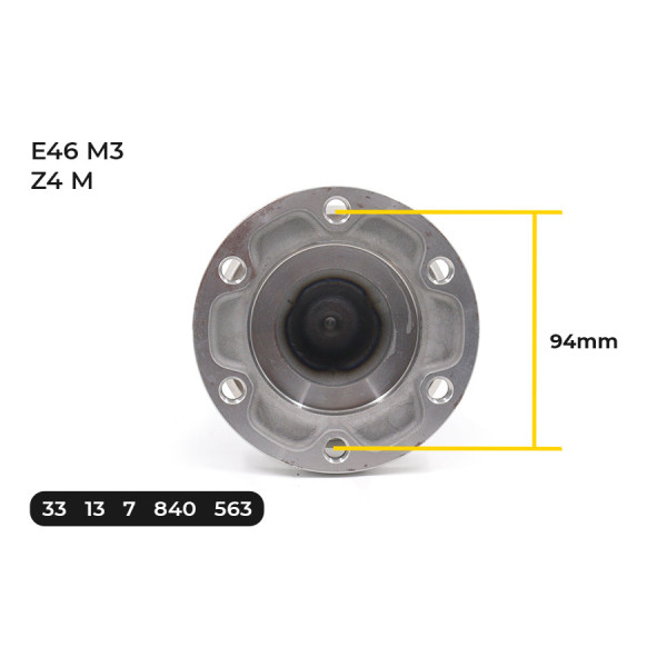 BMW M Longer Output Flange Upgrade for Motorsport LSD – V2 (6x102)
