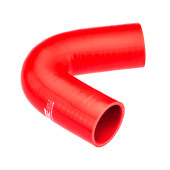 Red 135-Degree Silicone Elbow 70mm