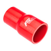 Silicone straight reducer 28/41mm Red