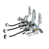 Pedalbox Car Cross Floor Mount with Footrest Racing Pedal Boxes