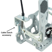 Pedalbox Eco Class Floor Mount Compact Racing Pedal Boxes - Gray