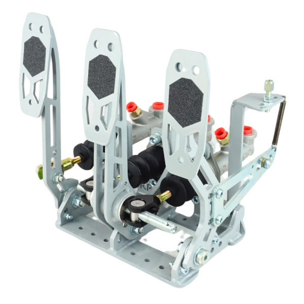 Pedalbox Eco Class Floor Mount Compact Racing Pedal Boxes - Gray