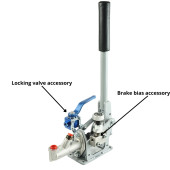 Gray Hydraulic Reverse Handbrake Vertical/Horizontal Racing Pedal Boxes