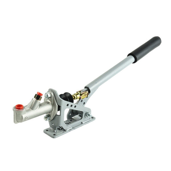 Gray Hydraulic Compact Handbrake Horizontal Racing Pedal Boxes