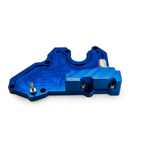 Performance Valve Cover Breather Adapter PCV 17mm - 0.66 in for 1.8/2.0 TSI EA888 Gen 3 Blue