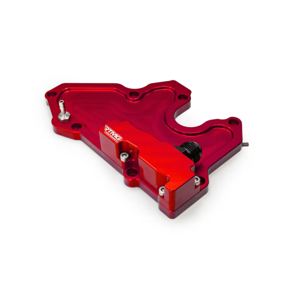 Performance Valve Cover Breather Adapter PCV AN10 for 1.8/2.0 TSI EA888 Gen 3 Red