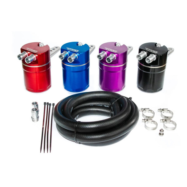 Performance Universal Oil Catch Can Kit Small Black