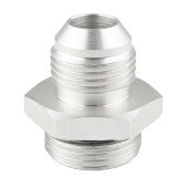 Aluminum fitting adapter for oil cooler Setrab with o-ring M22 x -8JIC (-8AN)