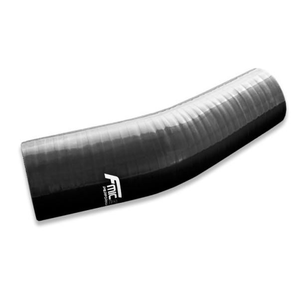 Black Silicone Reducer Elbow 23' 51/76mm